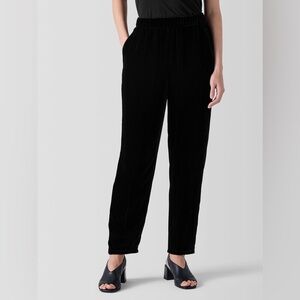 Eileen Fisher Black Velvet Pants